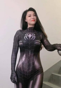 Cosplay蜘蛛侠与空姐女友kiki作品